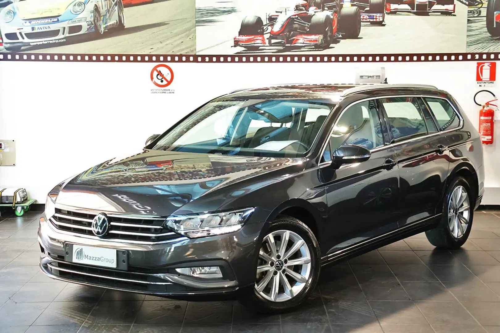 Volkswagen Passat 2.0 TDI SCR EVO DSG Variant Business -ADAS/LED/APP Grigio - 1