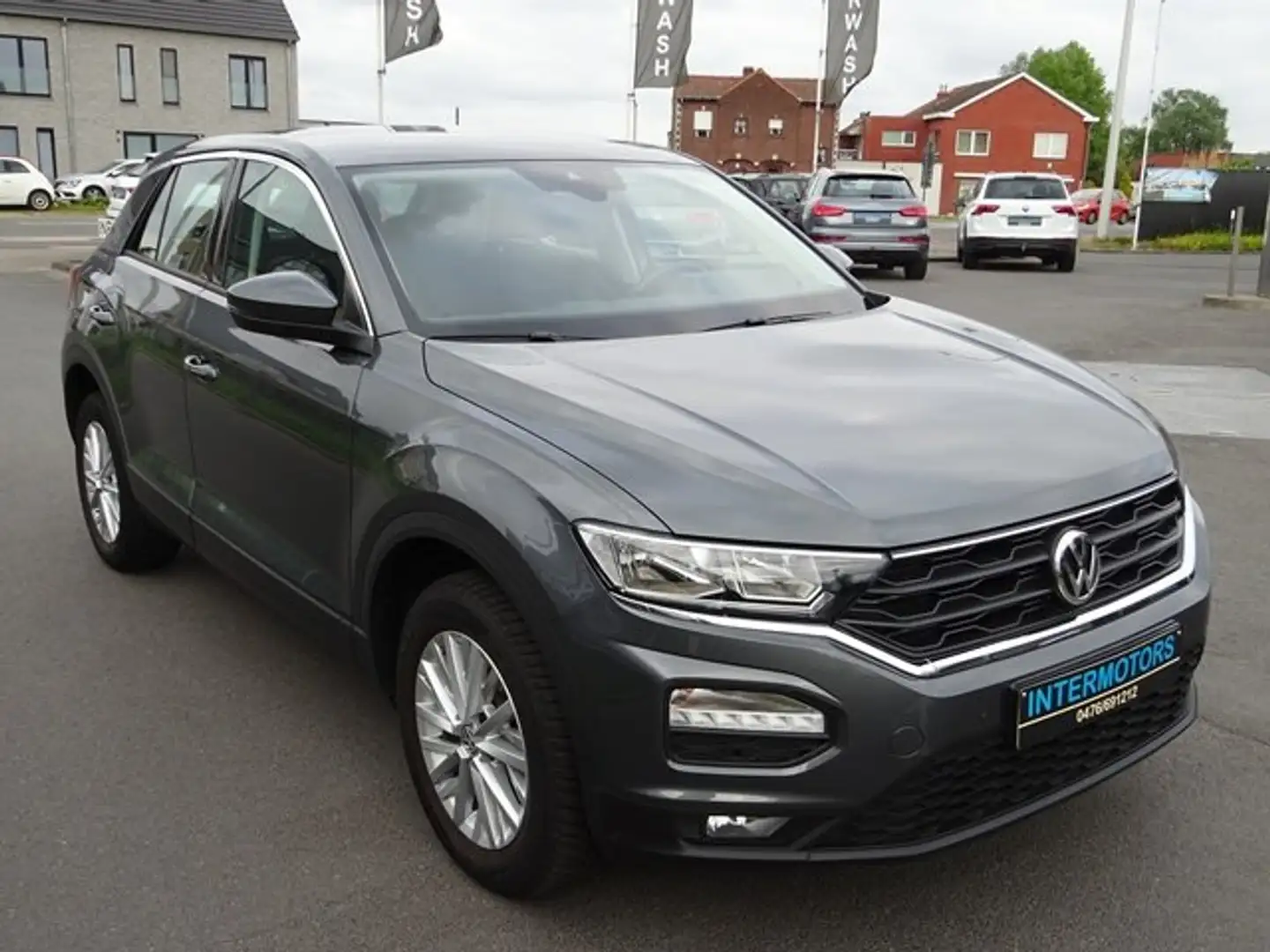 Volkswagen T-Roc 1.0 TSI +Navigatie/Carplay/Afneembare trekhaak Grijs - 2
