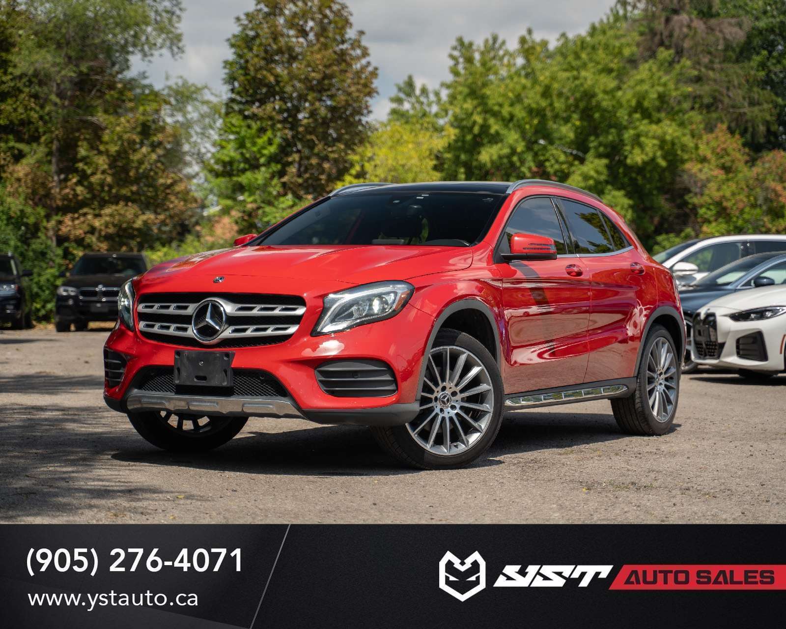 Red 2019 Mercedes-Benz GLA SUV / Crossover All-Wheel Drive Automatic