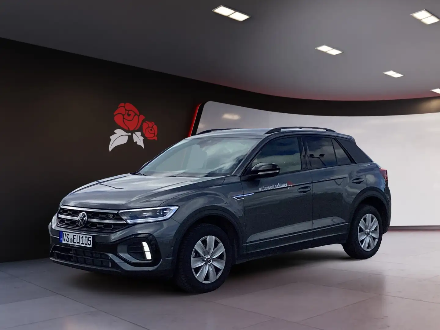 Volkswagen T-Roc 1,5 TSI DSG R-Line AHK IQ Light Grau - 2