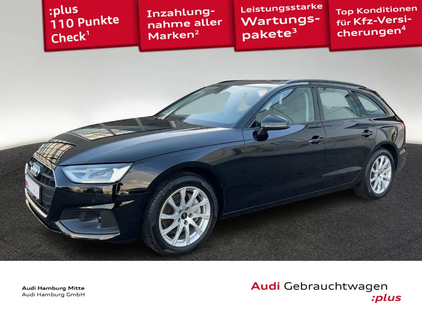 Audi A4 40 TDI S tronic Navi Kamera Sitzhzg PDC Schwarz - 1