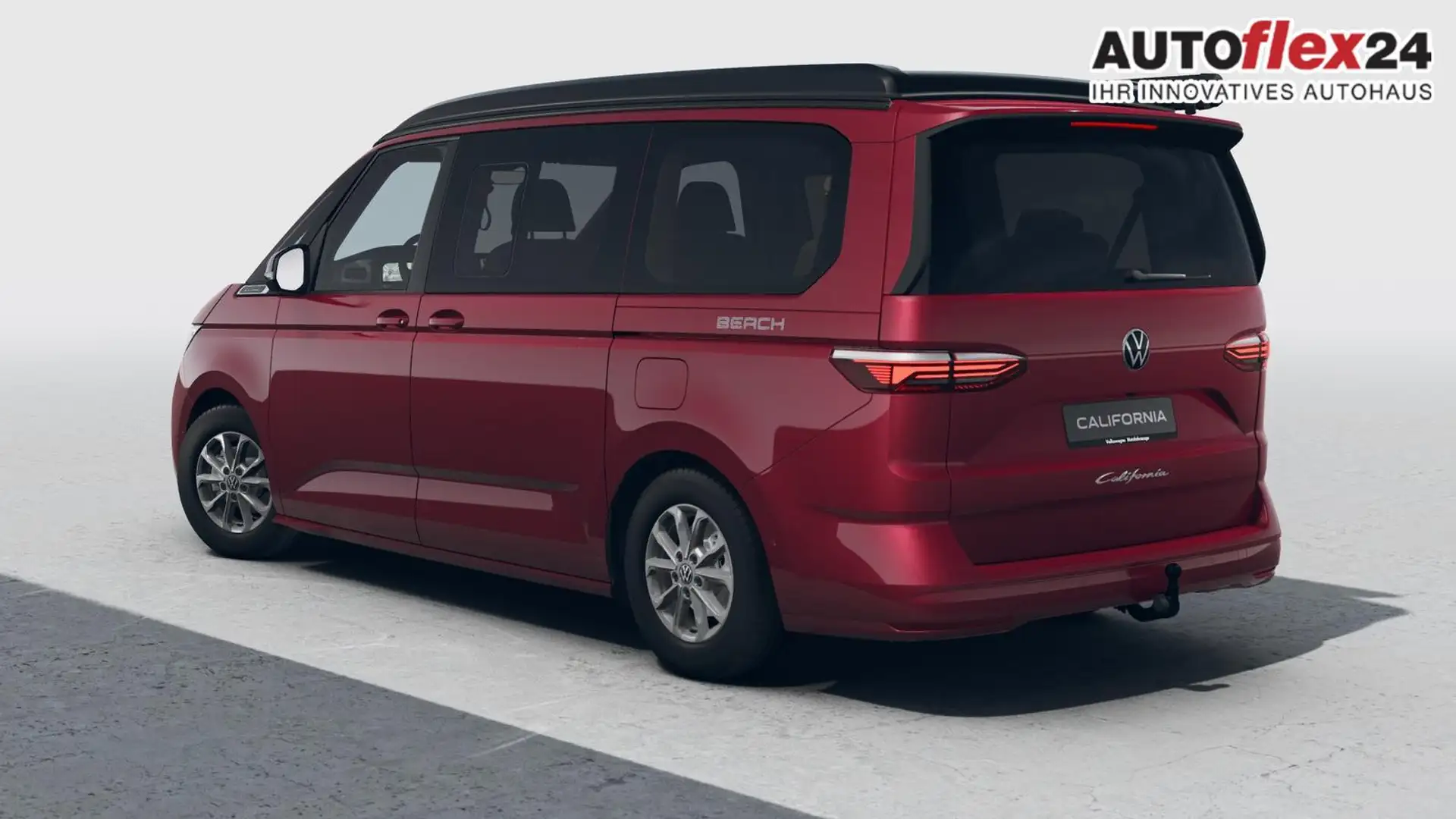 Volkswagen T7 California Beach 2.0TDI DSG Sport Edition 8 Fach GV5 Elega... Červená - 2