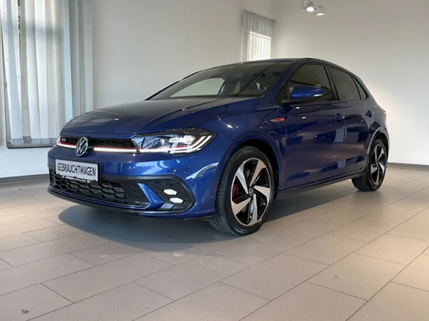 Volkswagen Polo 2.0 DSG GTI +IQ.LIGHT+CARPLAY Blauw - 2