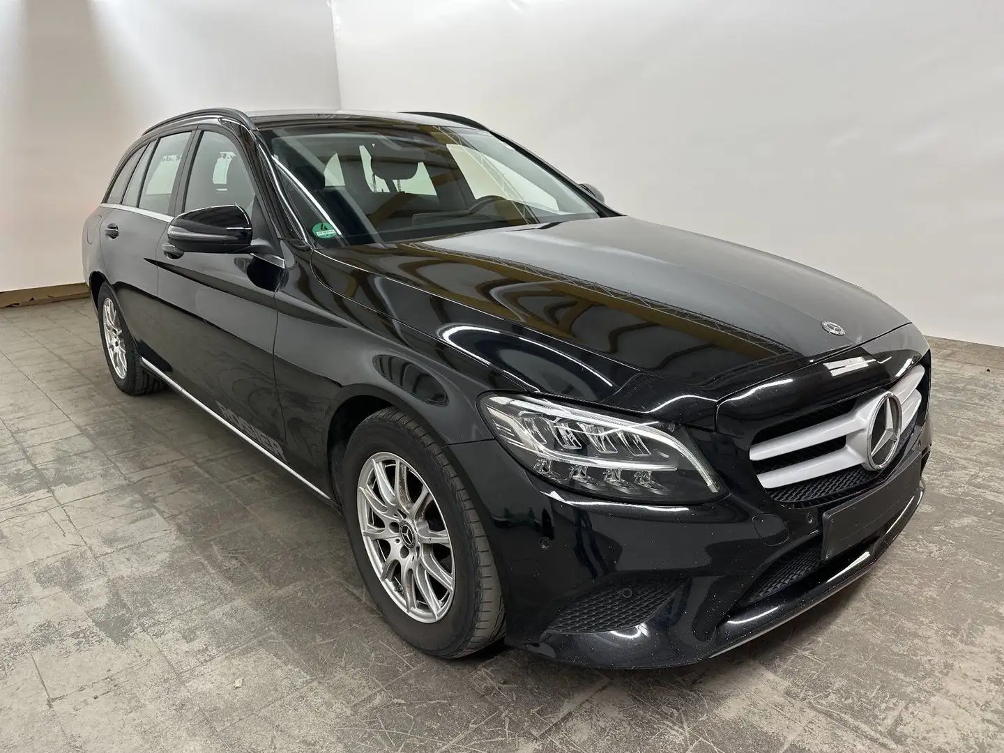 Mercedes-Benz C 200 T d Automatik Netto=14870.-euro Zwart - 2