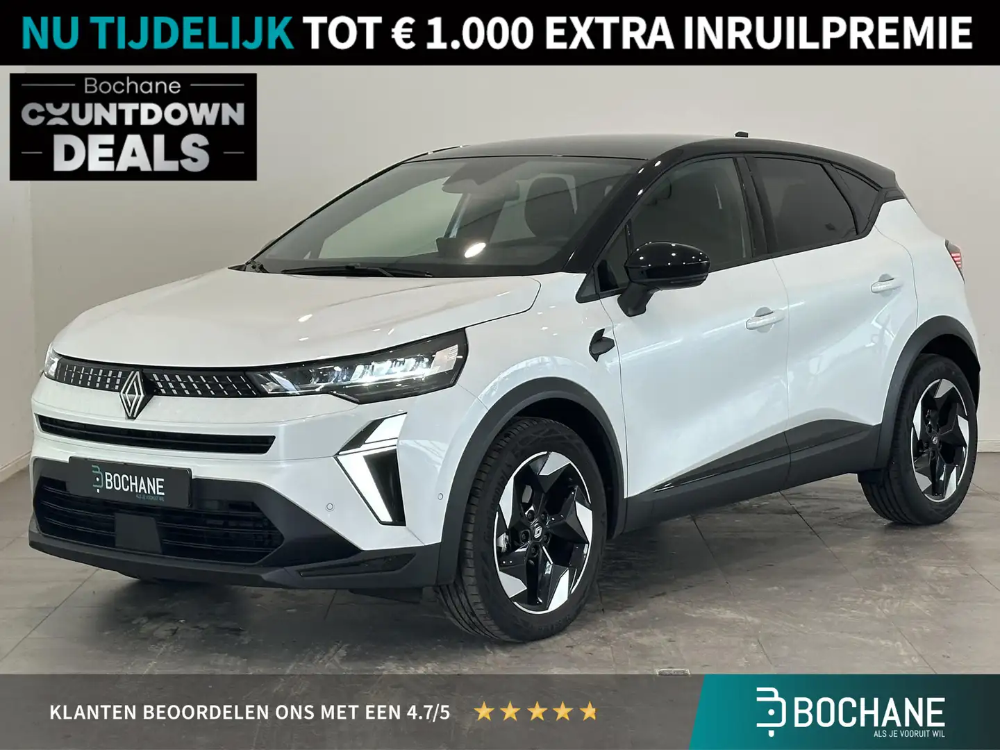 Renault Captur 1.3 Mild Hybrid 140 Techno | Navigatie | Climate C Wit - 1