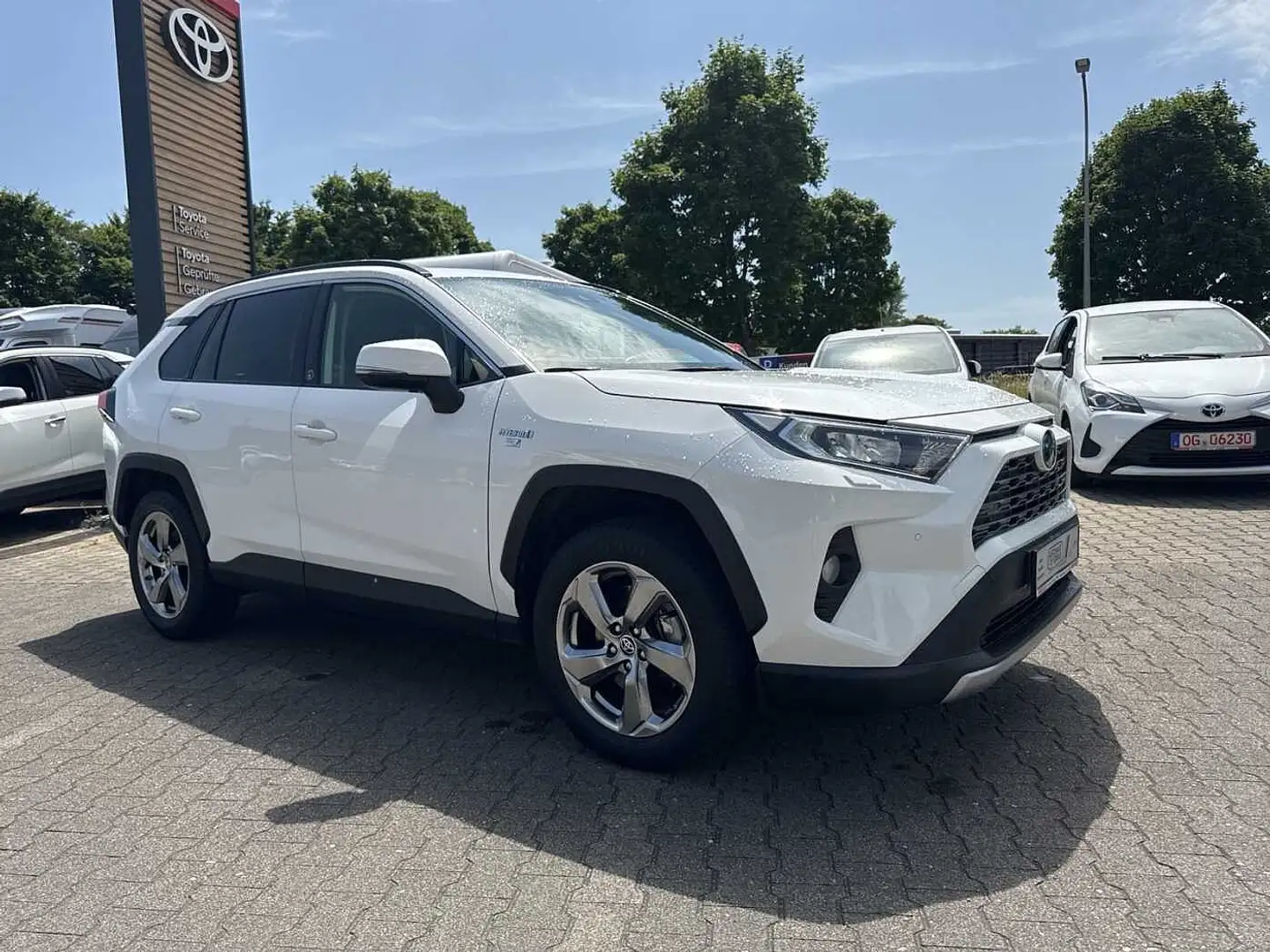 Toyota RAV 4 RAV4 Hybrid 2.5 4x2 Team Deutschland Technik-Paket Blanc - 2