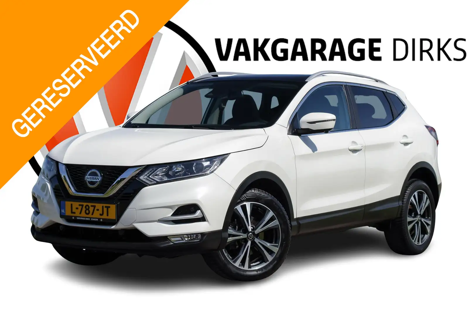 Nissan Qashqai 1.3 DIG-T N-Connecta ✅ Pano ✅ Carplay ✅ 360CAM Alb - 1