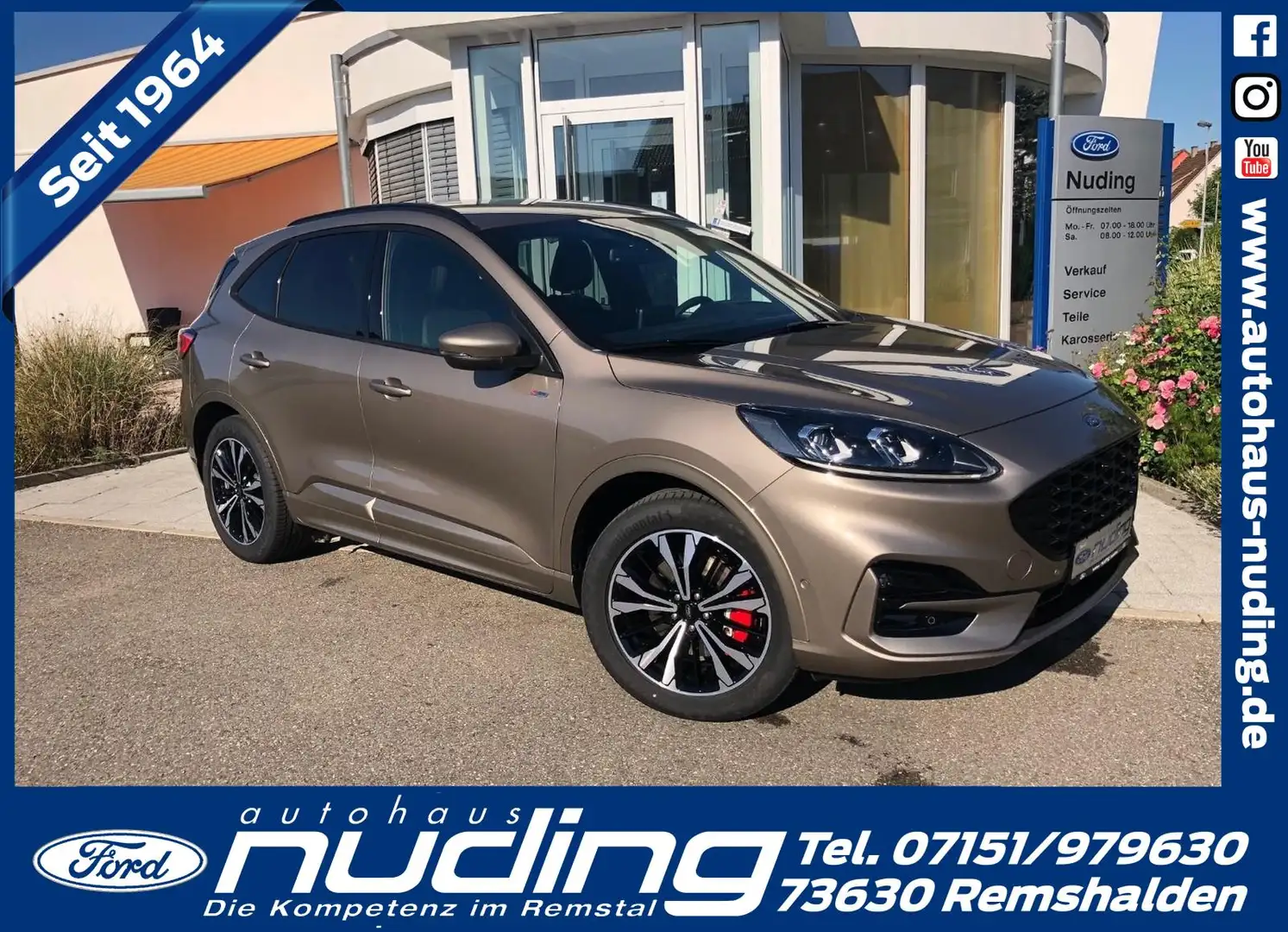 Ford Kuga 2.5l Duratec Plug-In Hybrid Aut. ST-Line X Silber - 1
