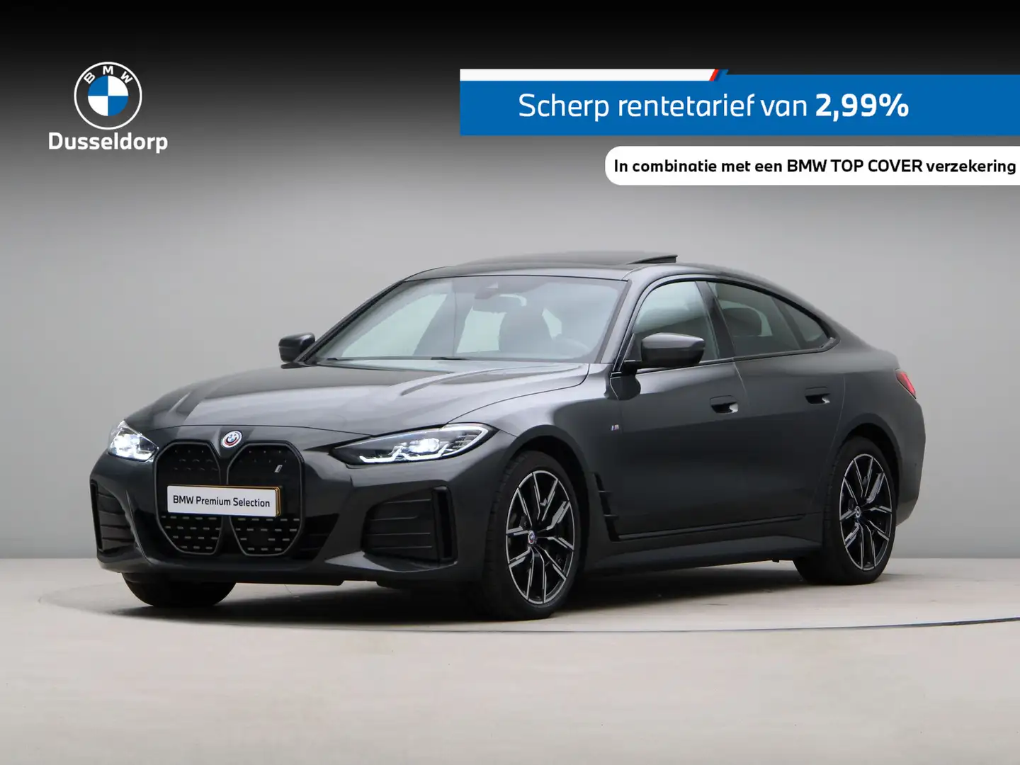 BMW i4 eDrive40 High Executive - M Sport Grijs - 1