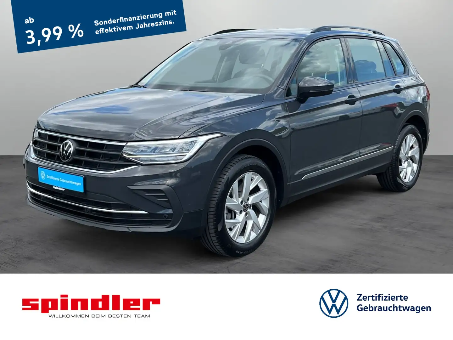 Volkswagen Tiguan Life 4Motion 2.0 TSI DSG / Navi, LED, ACC Grau - 1