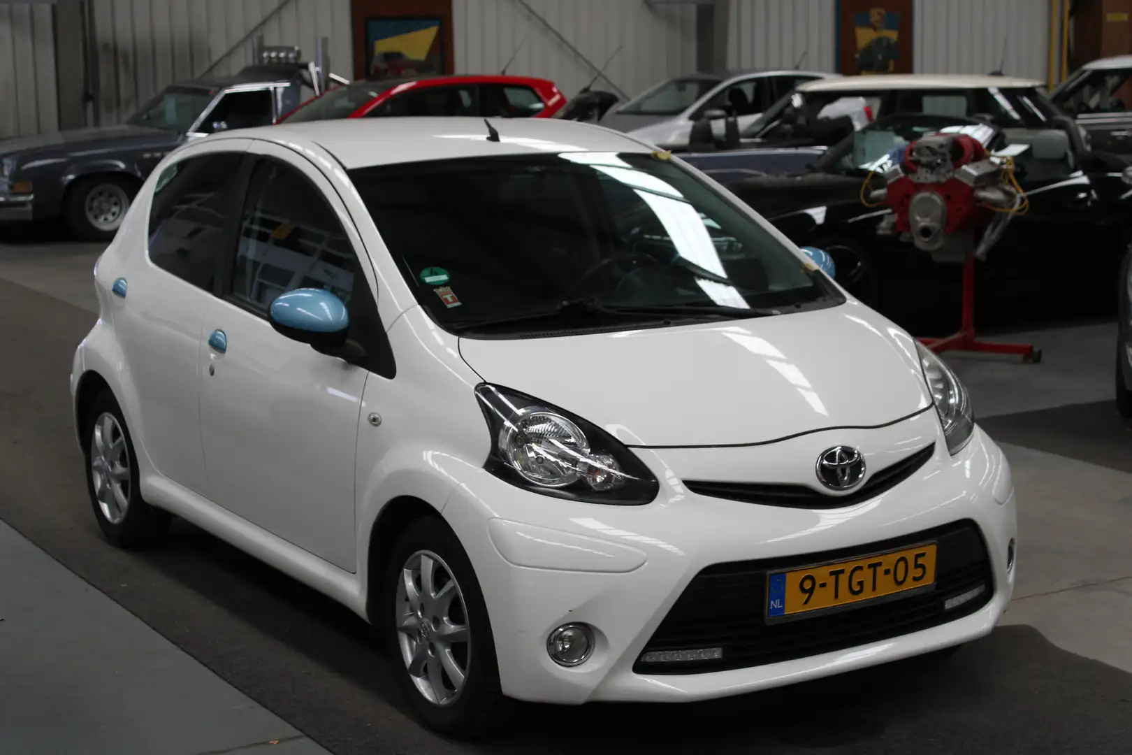 Toyota Aygo 1.0 VVT-i Dynamic Blue Airco, Stuurbekrachtiging Blanc - 2