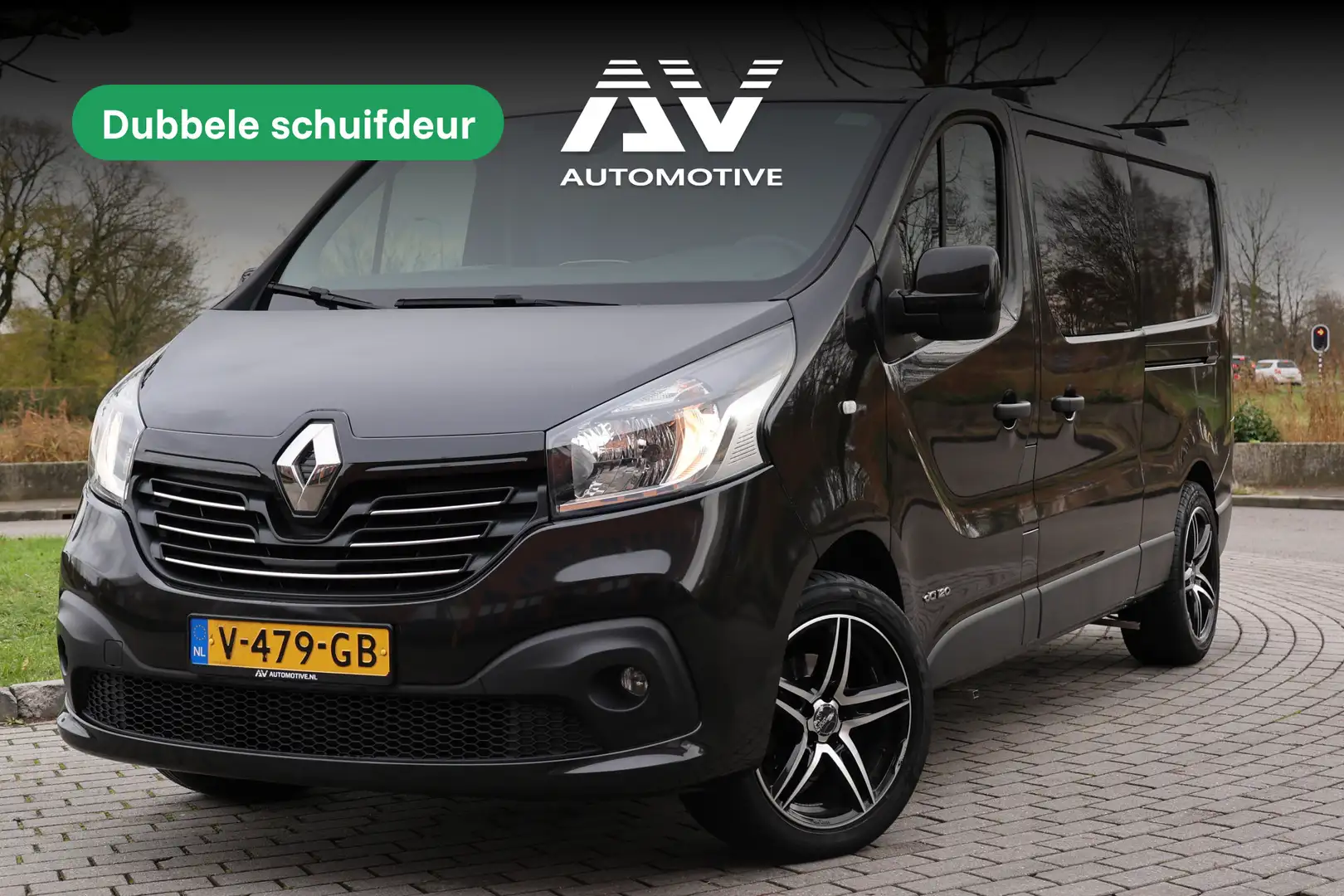 Renault Trafic 1.6 dCi L2H1 DC Luxe | L+R Schuifdeur | Dubbel cab Negro - 1