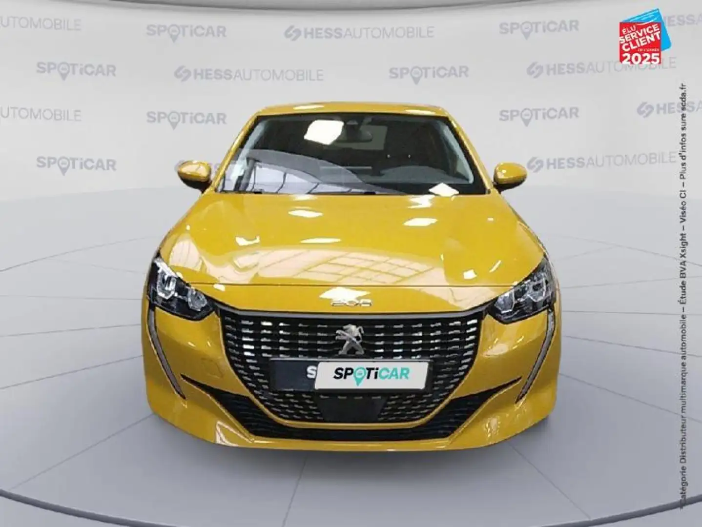Peugeot 208 1.2 PureTech 130ch S\u0026S Allure Pack EAT8 Jaune - 2