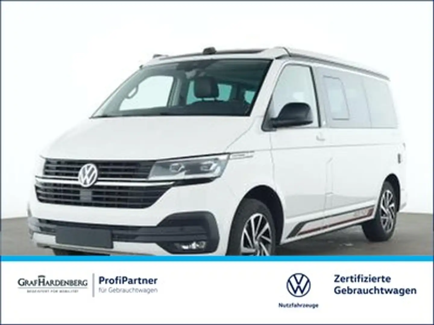 Volkswagen T6 California 6.1 Beach Edition DSG NaviPro AHK Weiß - 1