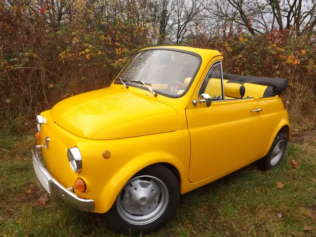 Fiat 500 F Cabriolet-Einzelstück & wohl besser als neu
