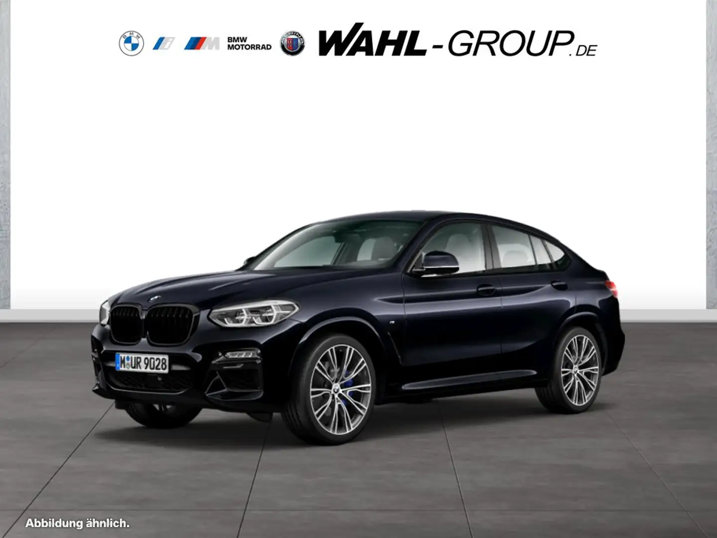 BMW X4 M 40i LC PROF LEDER ALARM KOMFORTZG HUD HIFI Schwarz - 1