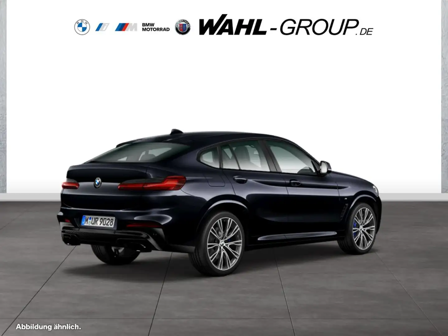 BMW X4 M 40i LC PROF LEDER ALARM KOMFORTZG HUD HIFI Schwarz - 2