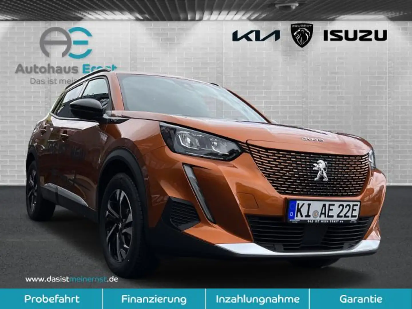 Peugeot 2008 Elektro Allure 136 Orange - 2
