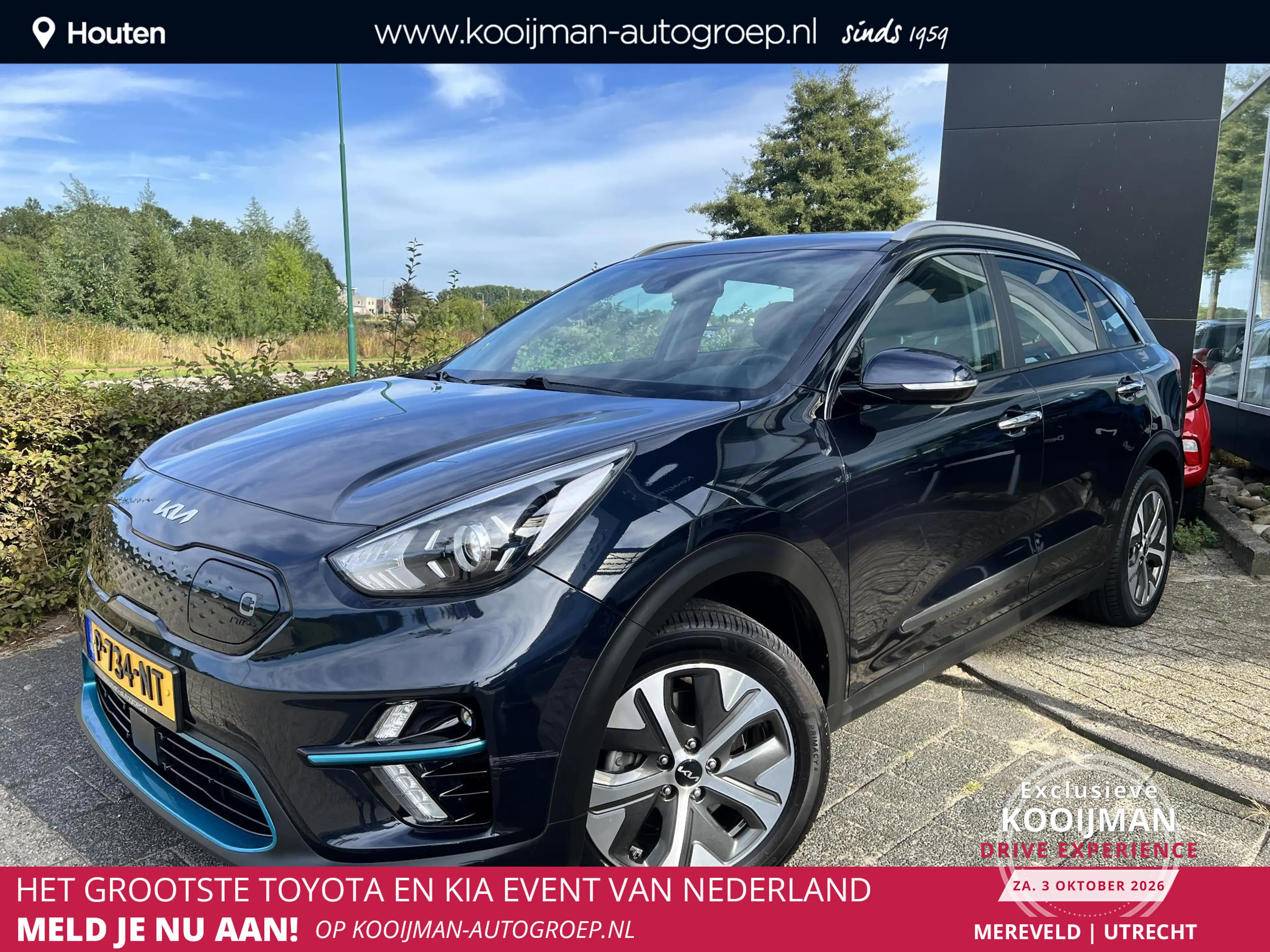Kia e-Niro DynamicLine 64 kWh Dealeronderhouden, 3-fase, SOH