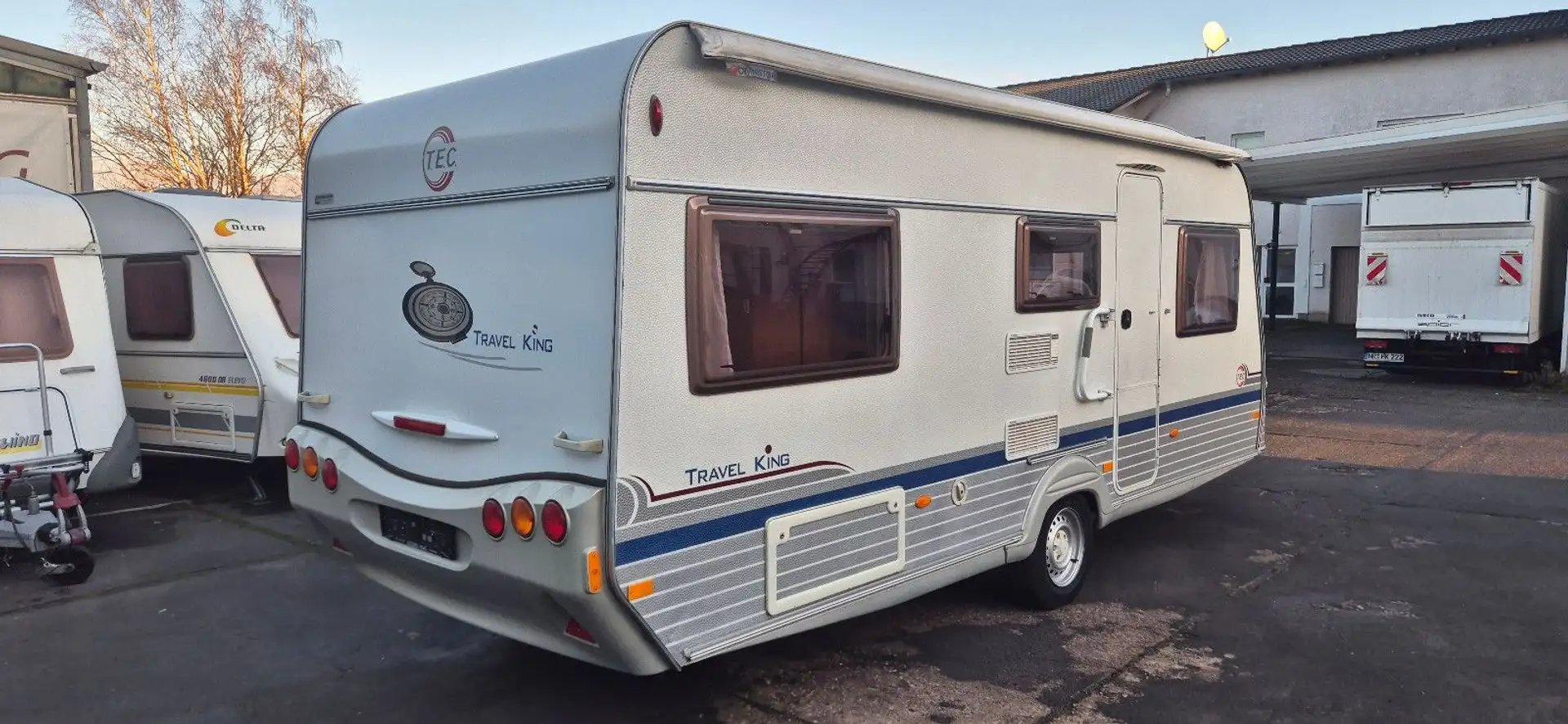 Tec Travel King 530*Einzelb*Tüv/Gas neu*100km/h* Blanc - 2