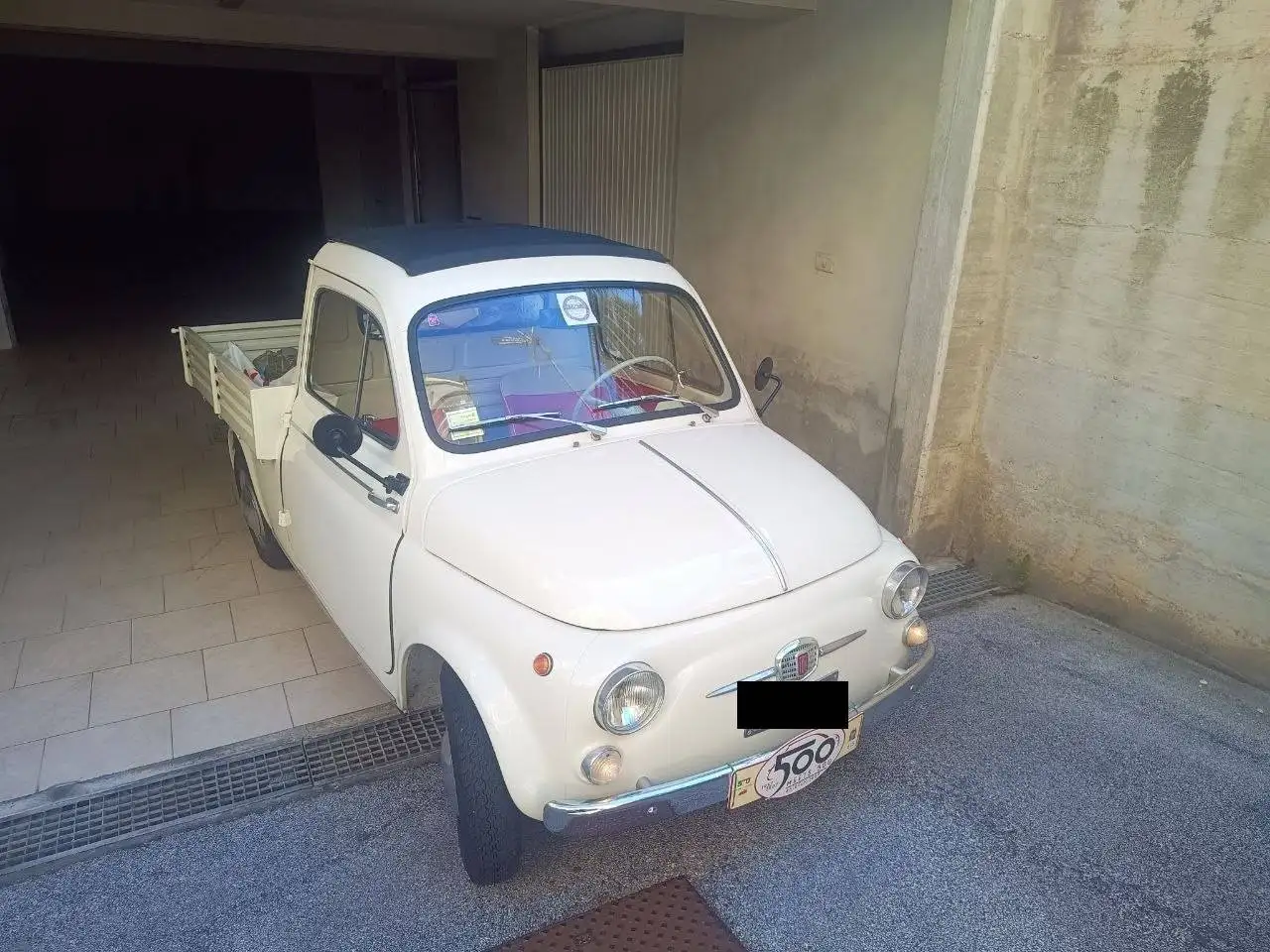 Fiat 500 Giardiniera, furgonata pick-up, Francis-Lombardi, foto 1