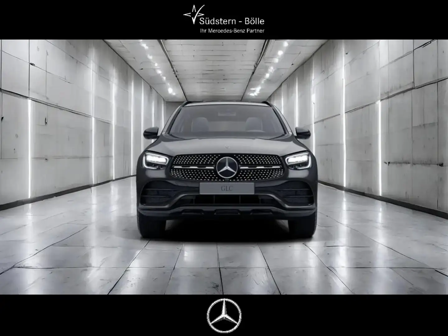 Mercedes-Benz GLC 300 de 4M AMG+NIGHT+AHK+LED+KAM.+SPURP.+KEYL Gris - 2