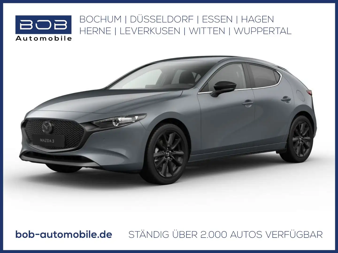 Mazda 3 Homura Automatik NAVI SHZ PDC KLIMA BT ZV Grijs - 1