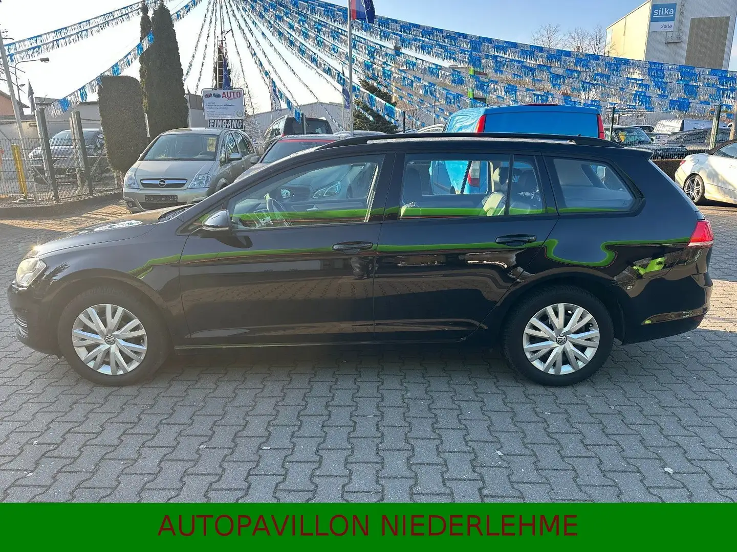 Volkswagen Golf 1.4 TSI Variant*Klima*Navi*T-Leder*PDC*2.Hd Zwart - 1