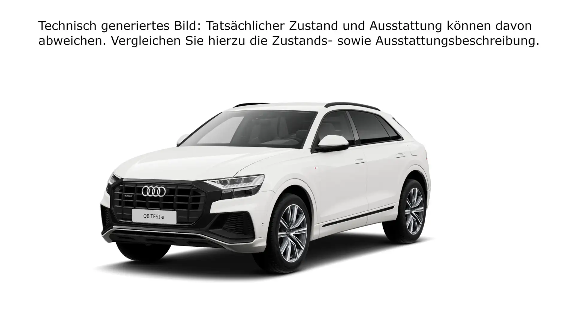 Audi Q8 55 TFSIe quattro tiptronic Weiß - 2