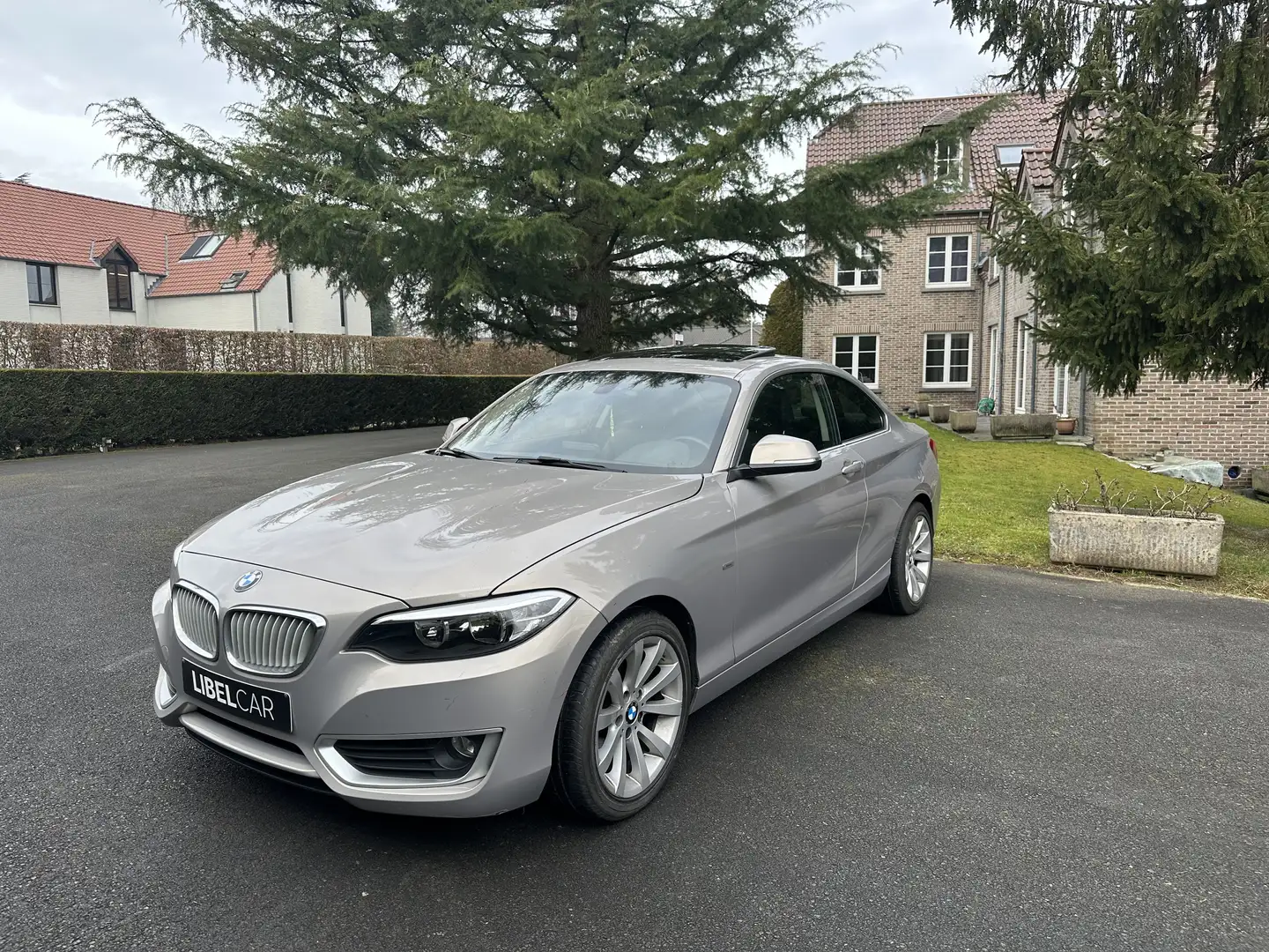 BMW 220 Coupé 220 dAS *GARANTIE* *Toit Ouvrant* Grijs - 2