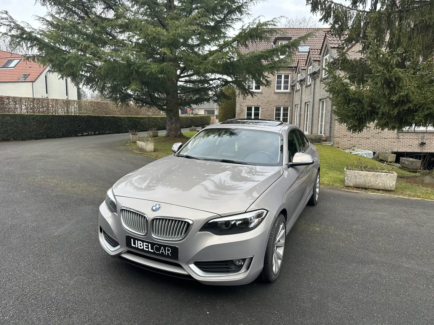 BMW 220 Coupé 220 dAS *GARANTIE* *Toit Ouvrant* Grijs - 1