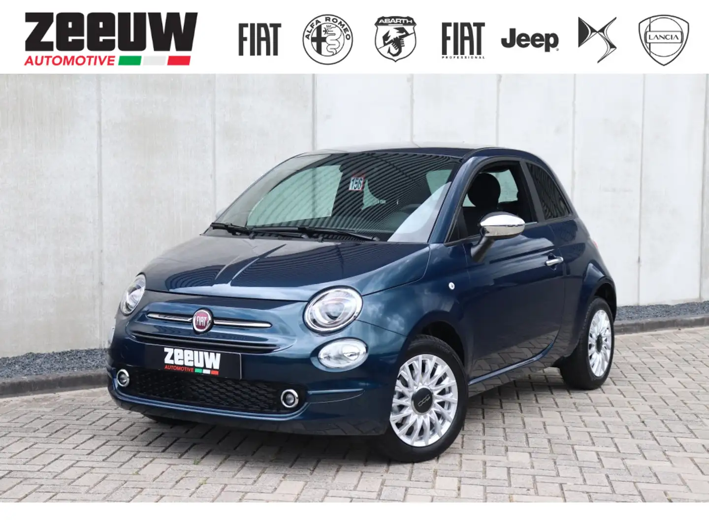 Fiat 500 1.0 Hybrid 70 PK | Comfort | Style | Tech | Navi Blauw - 1