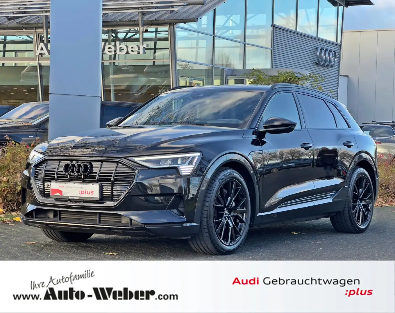 Audi e-tron 55 qu S LINE BLACK PANO HuD B&O AHK 360° Schwarz - 1