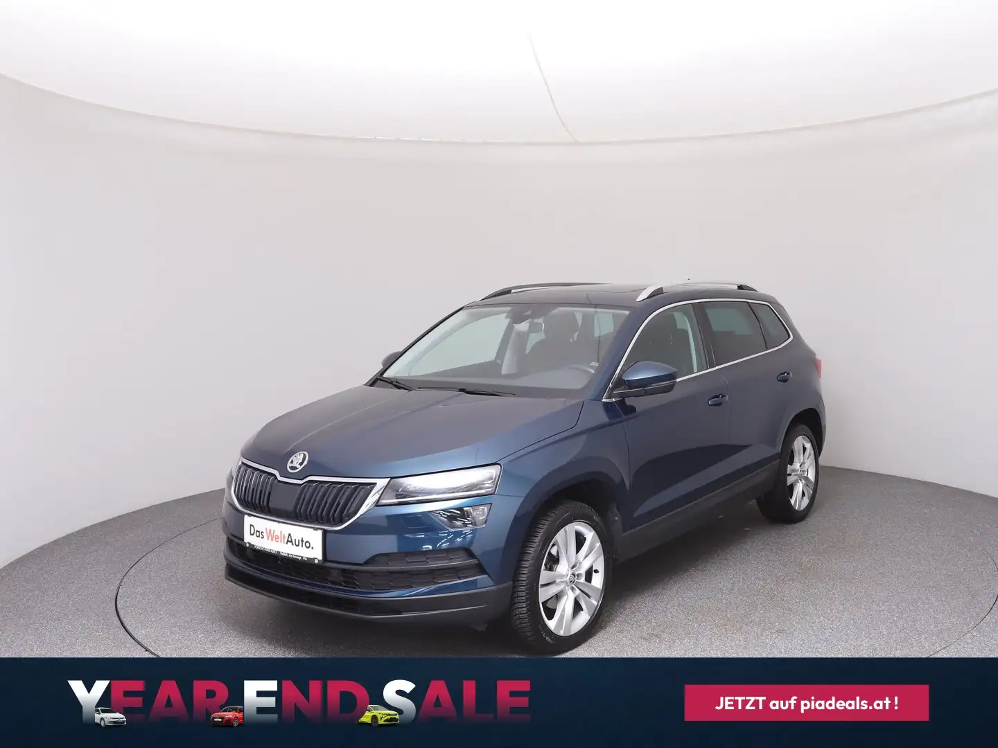Skoda Karoq Style 125 TSI DSG ACT Blauw - 1