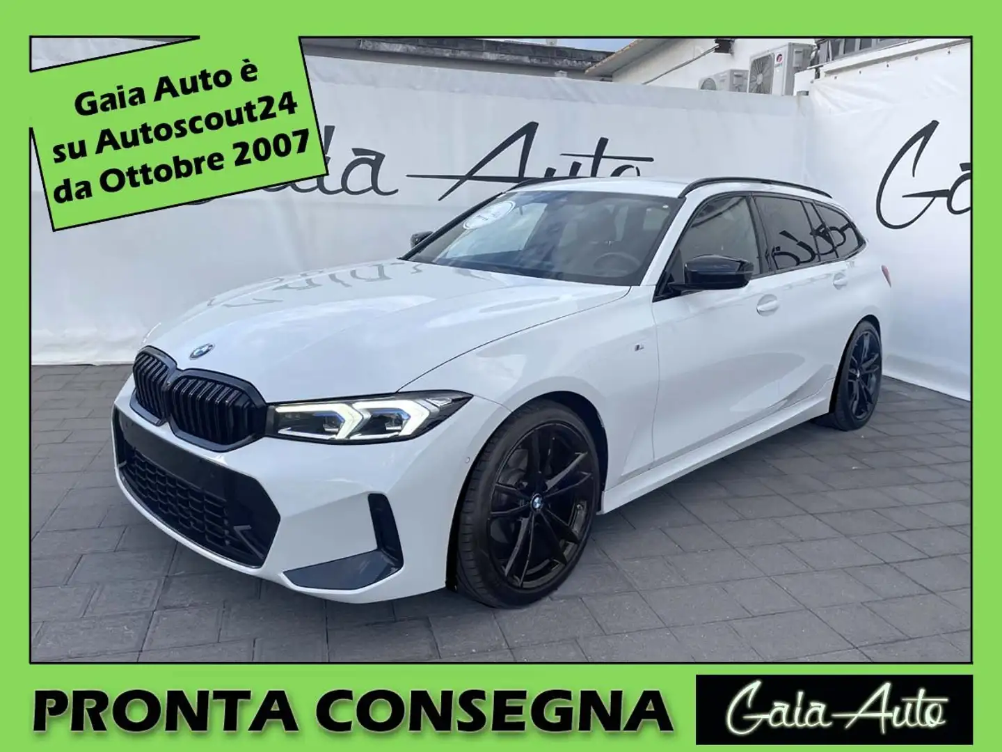 BMW 320 D Touring M-SPORT + BLACK & INT. ROSSO CARTIER Weiß - 1
