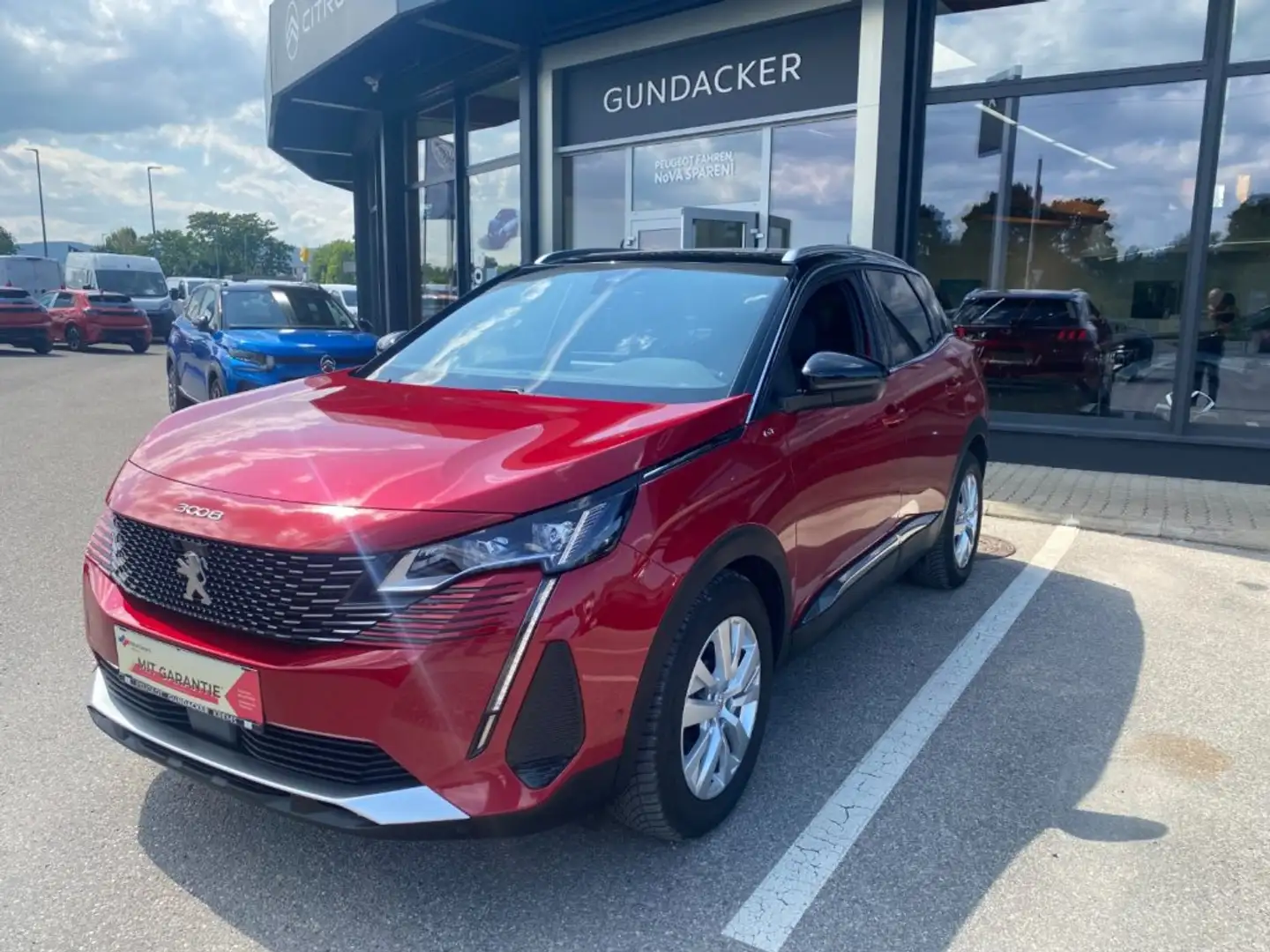 Peugeot 3008 GTPK HDI130EAT8 Rosso - 1
