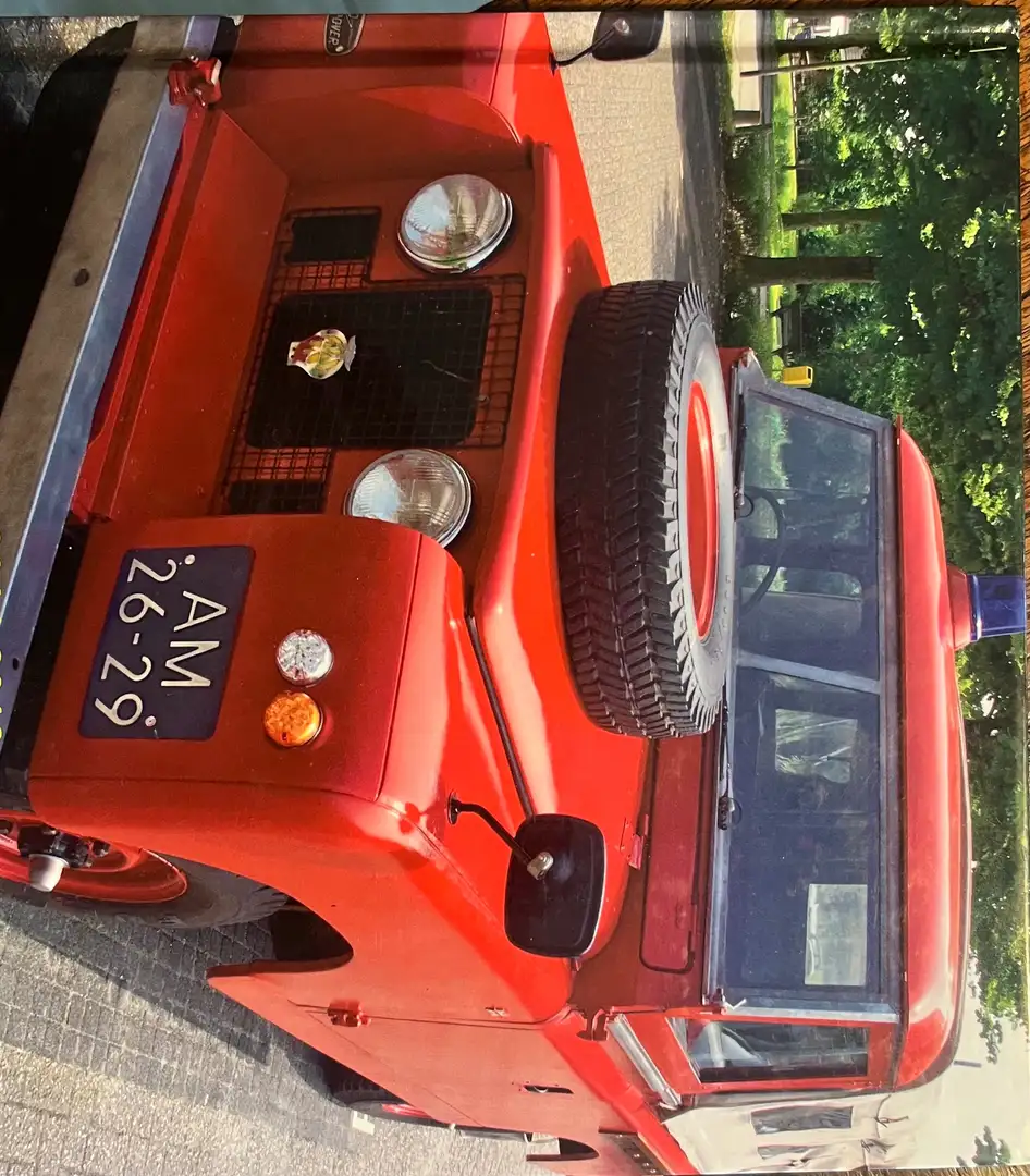 Land Rover Series brandweer auto Червоний - 1