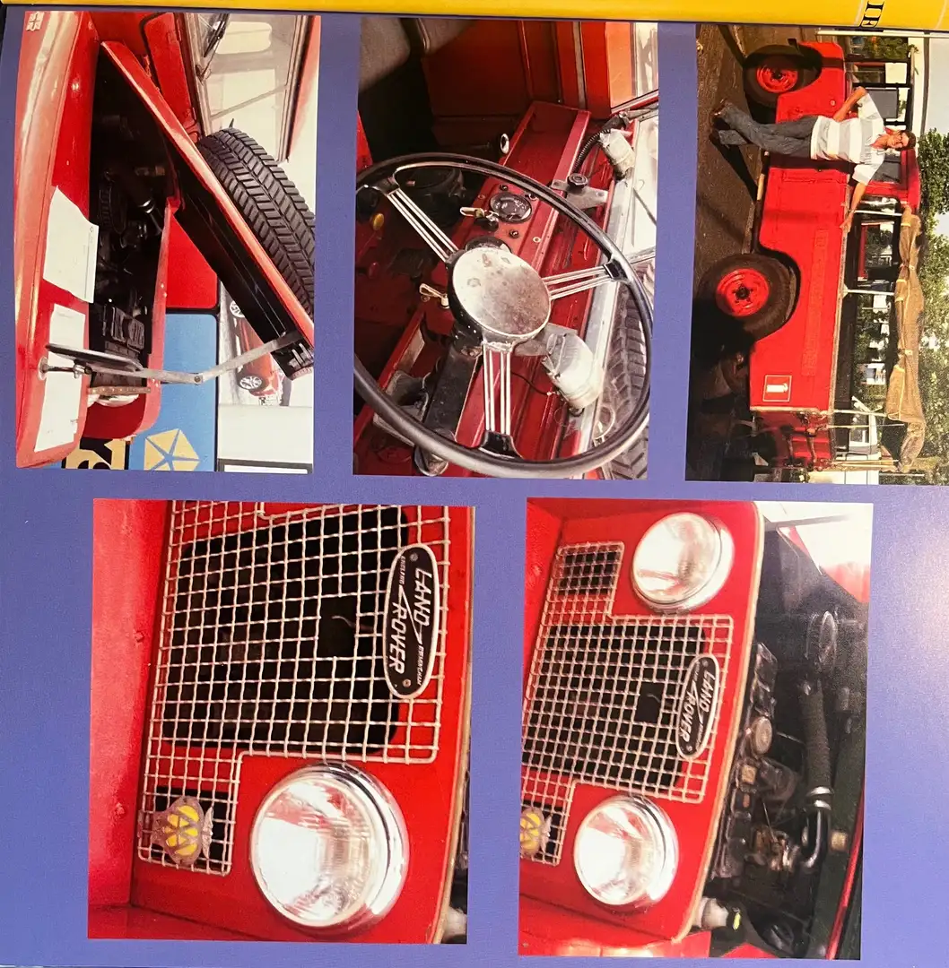 Land Rover Series brandweer auto Червоний - 2