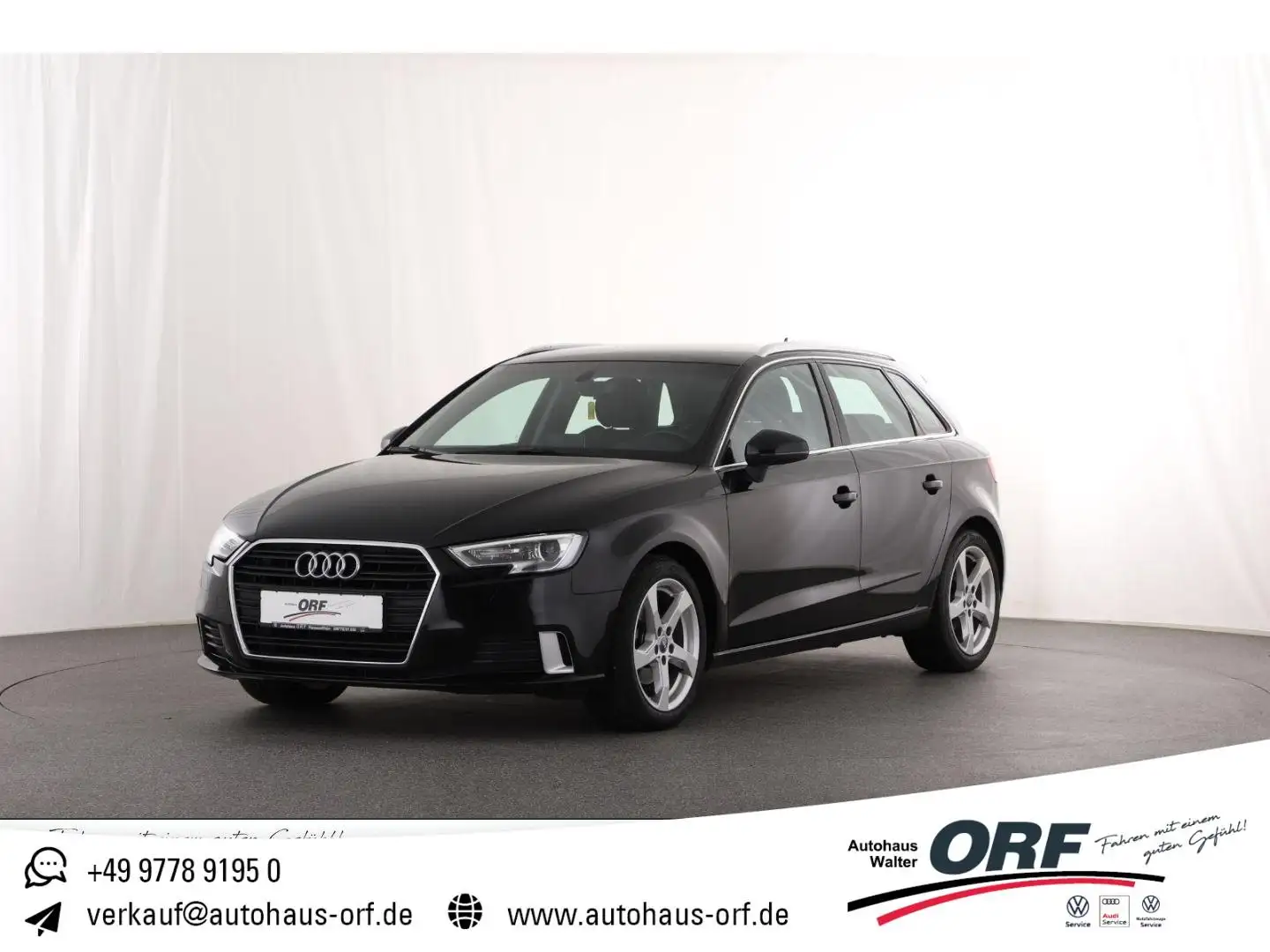 Audi A3 Sportback 30 TDI 1.6 sport XENON TEMPOMAT NAV Schwarz - 1