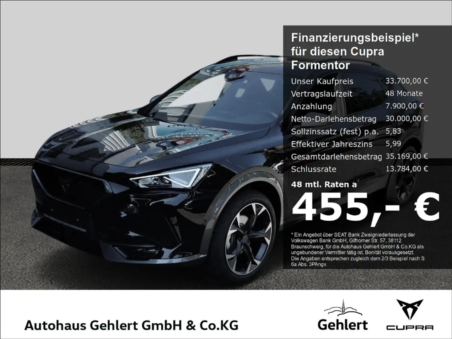CUPRA Formentor e-HYBRID Navi digitales Cockpit Memory Sitze LED S Schwarz - 1