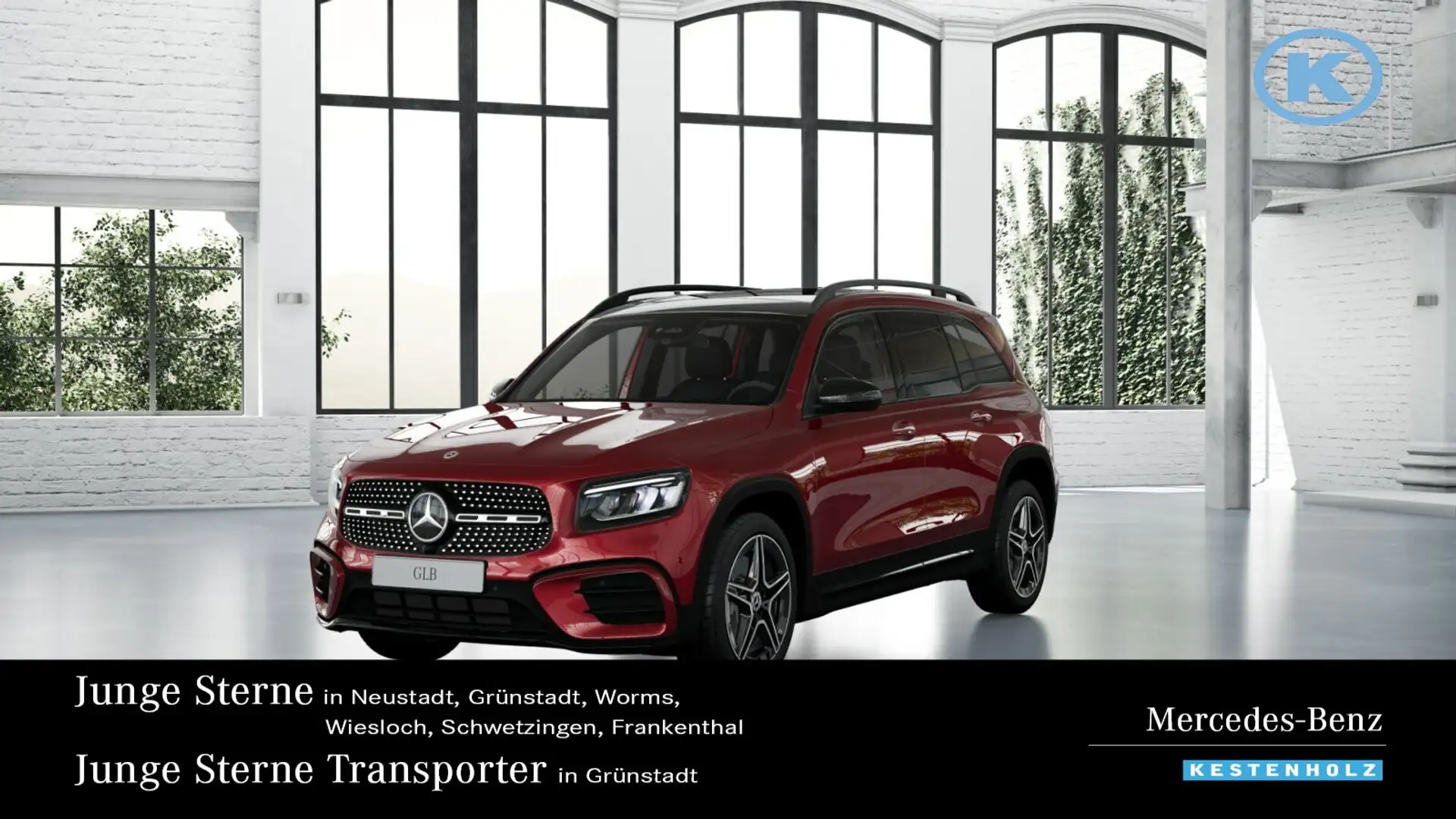 Mercedes-Benz GLB 250 GLB 250 4M AMG+NIGHT+STHZ+AHK+DISTRO+PANO+KEYL LED Rot - 1