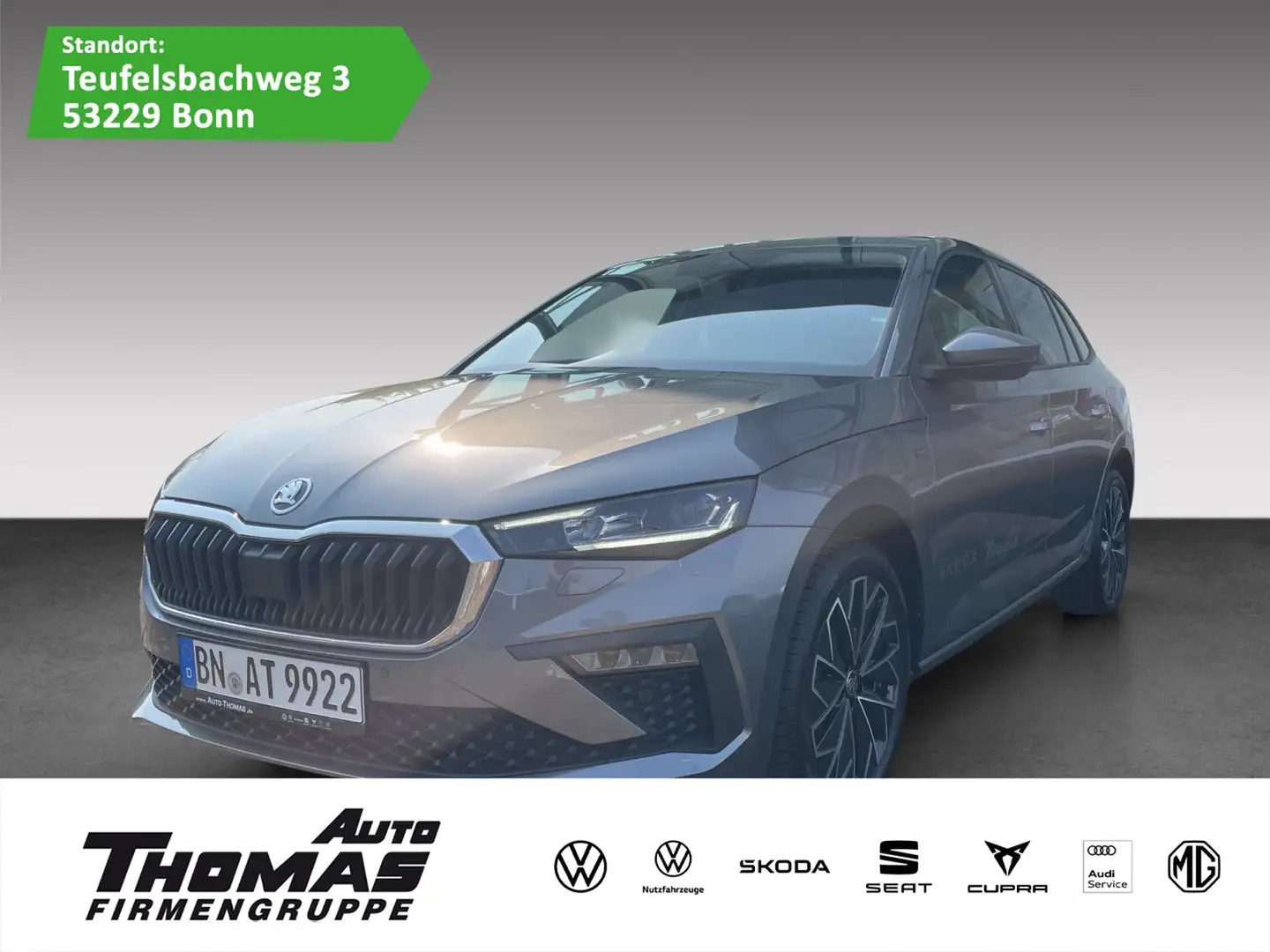 Skoda Scala Drive 1.0 TSI DSG KESSY SUNSET AHK Grau - 1