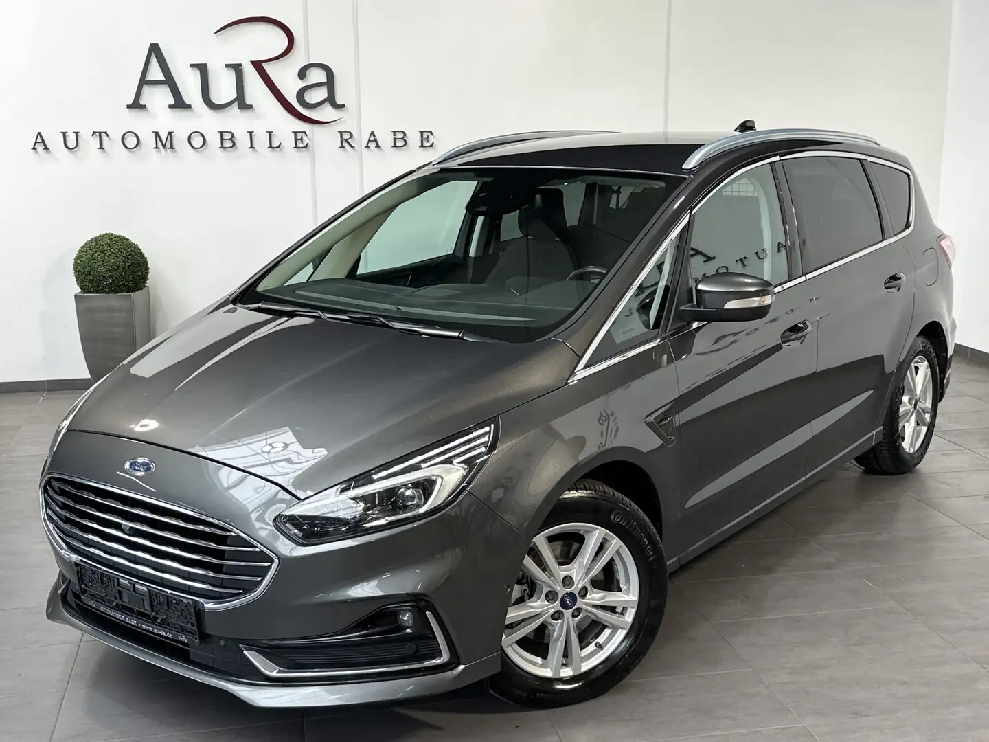 Ford S-Max 2.0 EB Aut. Titanium NAV+LED+AHK+ACC+VCOCK Gris - 1