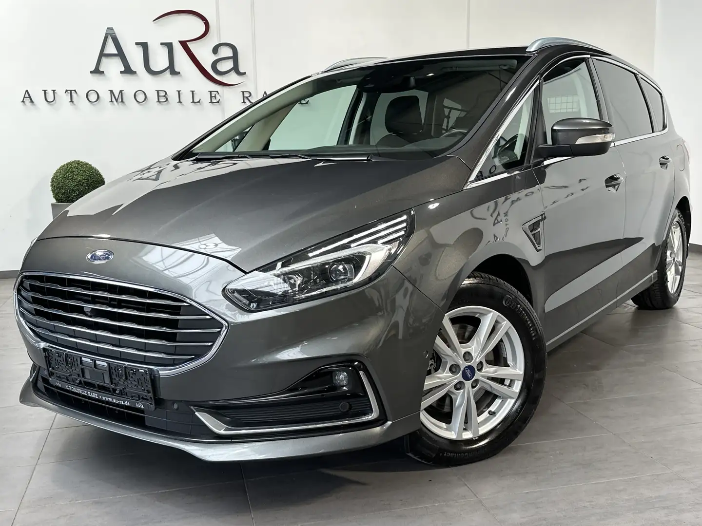 Ford S-Max 2.0 EB Aut. Titanium NAV+LED+AHK+ACC+VCOCK Gris - 2