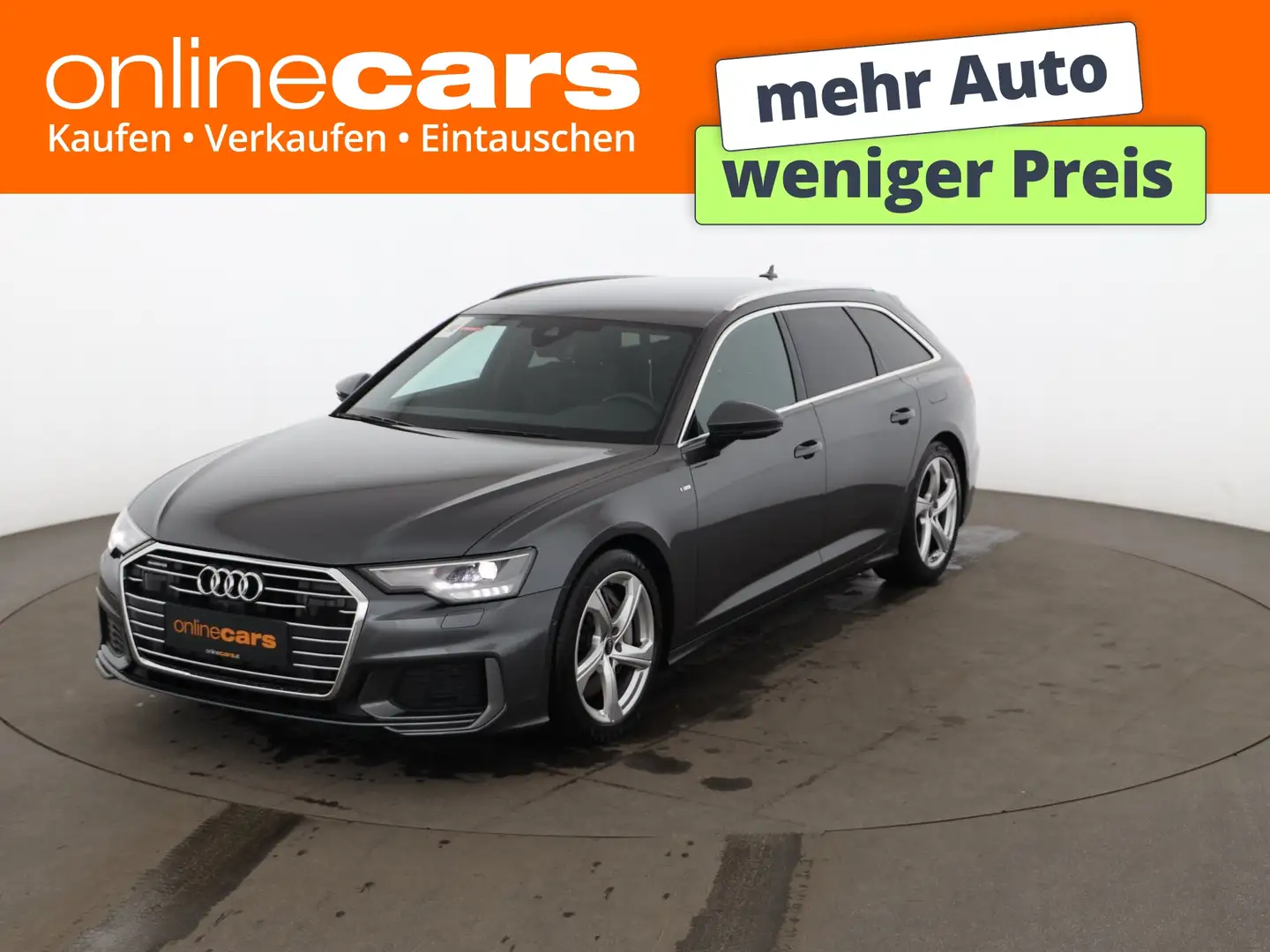 Audi A6 Avant 50 TFSI e quattro S-Line Aut LED 360-CAM Gris - 1