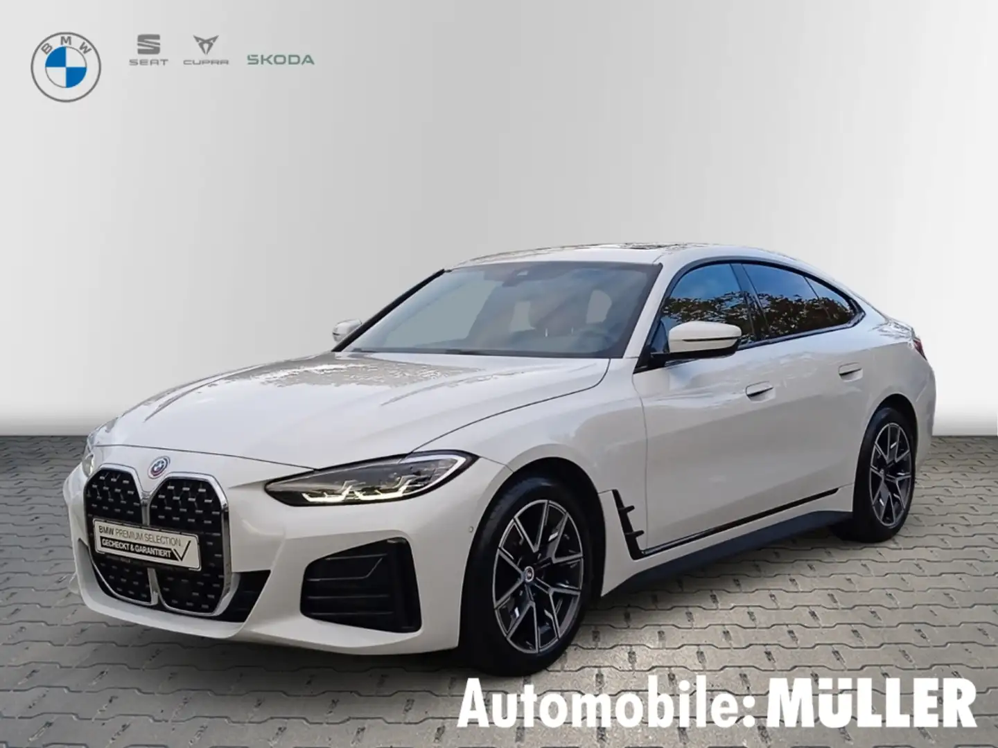 BMW 420 Gran Coupe i *MSport*DAB*HiFi*Keyless*RFK*LED* Weiß - 1