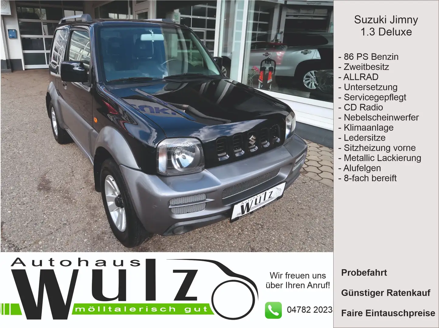 Suzuki Jimny 1,3 VX Deluxe Schwarz - 1