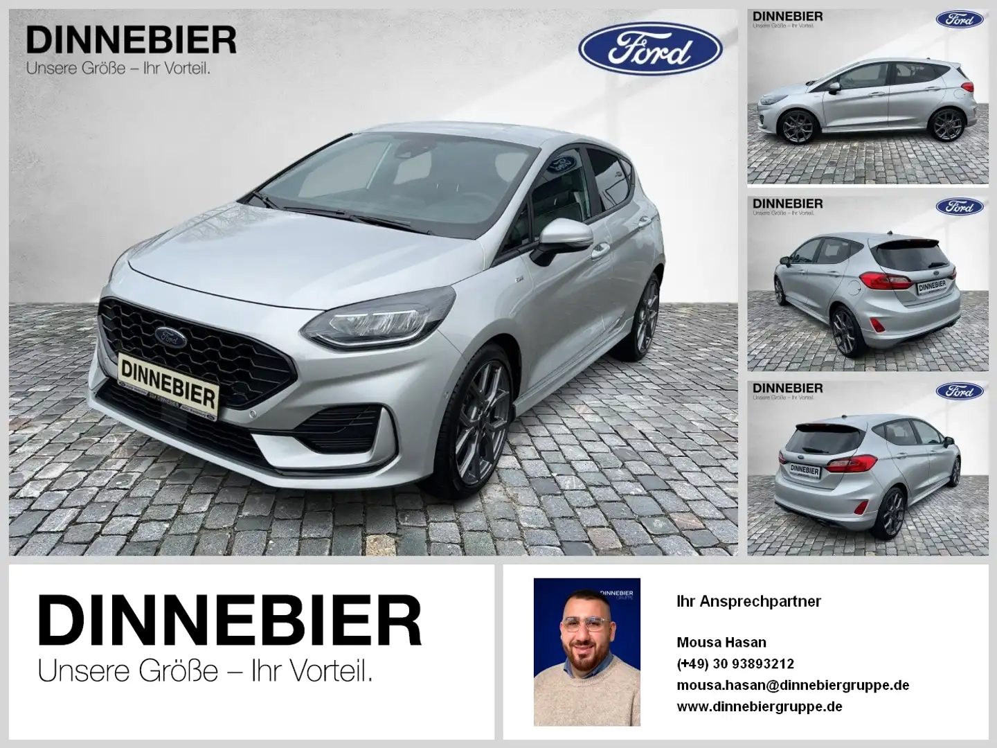 Ford Fiesta ST-Line Allwetter+Kamera+Winterpaket Silber - 1