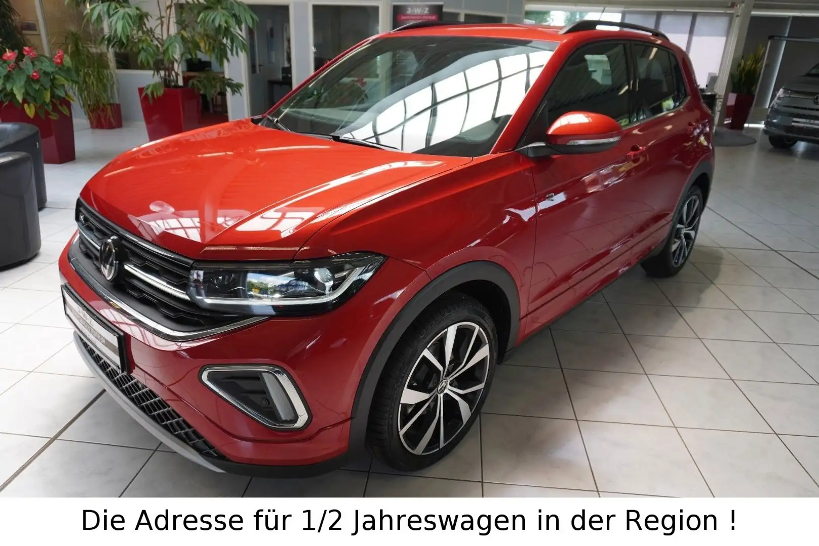 Volkswagen T-Cross R-Line 1.0 TSI DSG*MATRIX*KAMERA*NAVI* Rood - 1