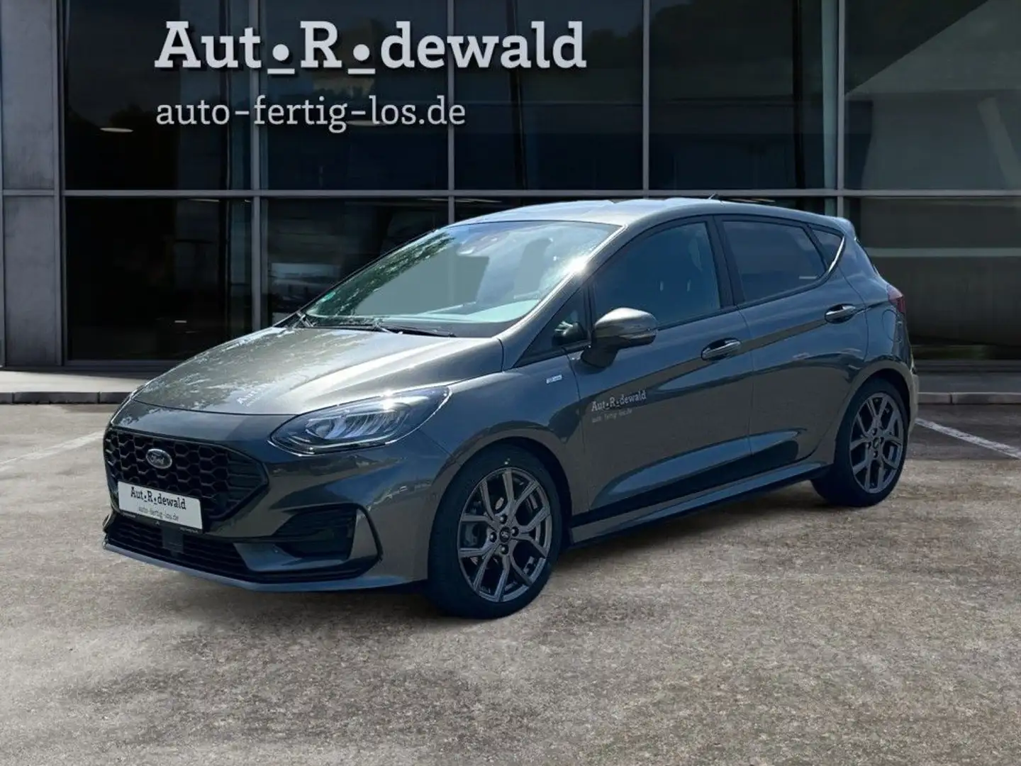 Ford Fiesta 1.0 EcoBoost Hybrid S&S Aut. ST-LINE X Grau - 1